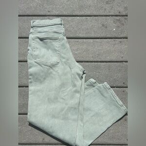 Everlane The Way High Jean Women’s Size 28 Tall Sage Green